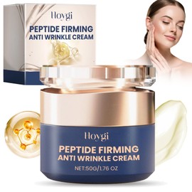 Polypeptid Straffende Anti-Falten-Creme,Polypeptide Straffungscreme für Alle Hauttypen, reduziert Linien & Falten, pflegende Gesichtscreme mit Polypeptid,Niacinamid,Squalan und Sheabutter