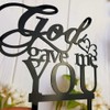 Decoración para tartas de boda de God Gave Me You