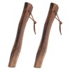 MERRYHAPY Survival Axe Handle Replacement: 2pcs Wooden Axe Grip Handle