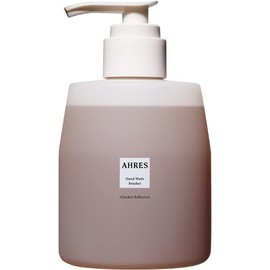 AHRES Hand Wash Brusher #Garden Reflection Hand Soap, 11.2 fl oz (310 ml) Sustainable, Urban Natural, High Amino Acid Cleaning Ingredient, Rose Violet, Floral Musk Based on Musk Scent, Exfoliating Exfoliation, Hand Soap, Tone Up, Moisturizing Power, Scru