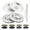 Torchbeam Front and Rear Brake Pad & Rotor Kit Brake
