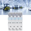 4P Dual Power Manual Transfer Switch DIN Rail Mount Single
