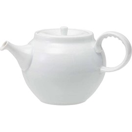 Saikai Pottery 20502 Hasami Ware Fukumine Pottery Teapot, Approx. 9.8 fl oz (275 ml), White, Made in Japan