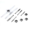 12pcs M6-M12 Hand Tap and Die Set Screw Nut Thread