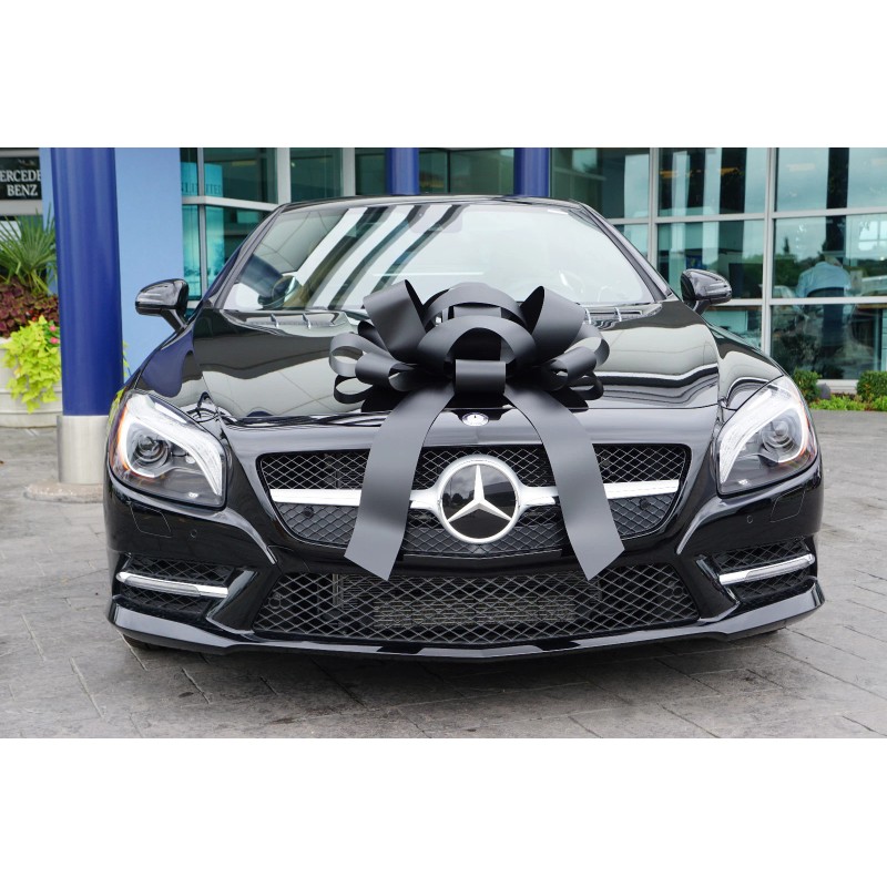 CarBowz Magnetic Car Bow Large 4ft Black Color