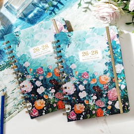 2026-2028 Monthly Planner - 3 Year Planner 2026-2028, Jan. 2026 - Dec. 2028, 6.3" x 8.4", 3 Year Calendar with Hardcover & Monthly Tabs, 29 Notes Pages - Blue