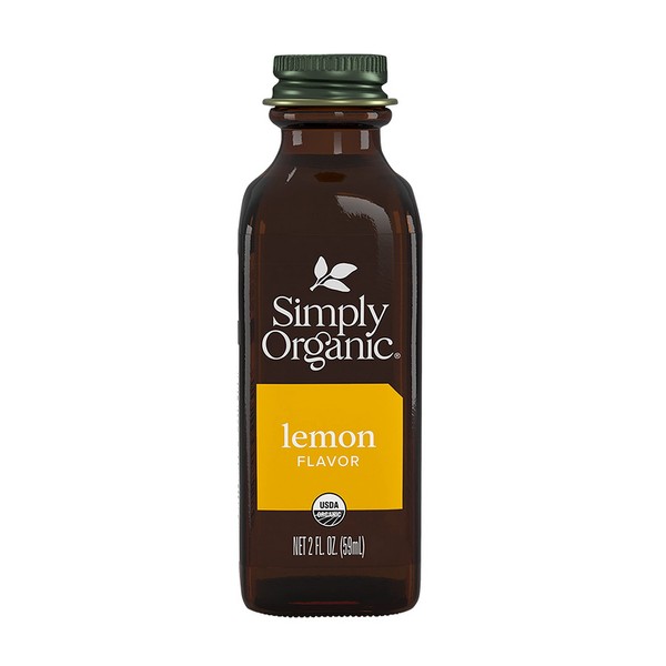 Simply Organic Lemon Flavor, Certified Organic | 2 oz | Pack of 12