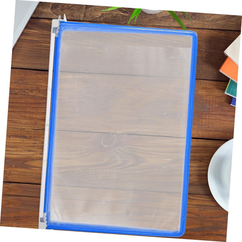 Operitacx Clear Wall File Holder Page Flip Document Display Rack