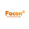 Facon Dimmable 12-30V LED RV Camper Lamp Fixture Ceiling Dome