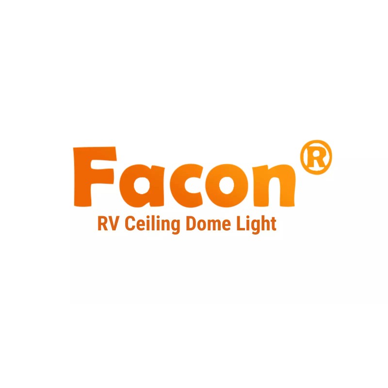 Facon Dimmable 12-30V LED RV Camper Lamp Fixture Ceiling Dome