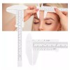 KFMX Calibrador Vernier Medidor Para Cejas Extensión De Pestañas