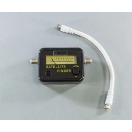 Electronix Express Analog Satellite Signal Finder Strength Meter w\ LNB-REC Connector- 3"x2.4"x1.1"