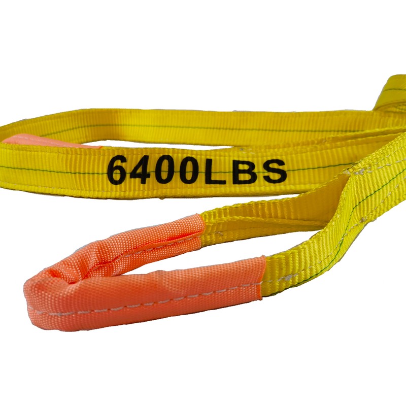 Everest C1136-2" x 18' Yellow Flat Sling Eye to Eye/Lifting