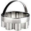 IBILI Flutted Cutter 7,5 cm of Stainless Steel, Silver, 7.5