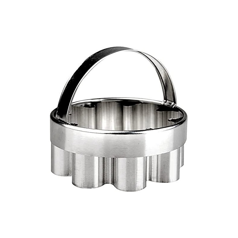 IBILI Flutted Cutter 7,5 cm of Stainless Steel, Silver, 7.5