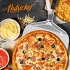 NutriChef Nonstick Pizza Peel - 16" x 12" Aluminum Pizza