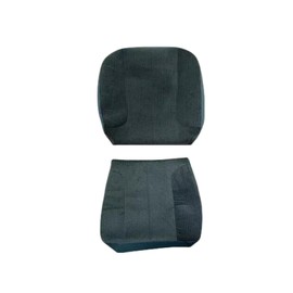 Lskioer Dark Gray Driver Bottom & Top Lean Back Replacement Cloth Seat Cover Fits for Dodge Ram 1500 2500 3500 SLT 2003-2005, Car Seat Cushion Protector Cover
