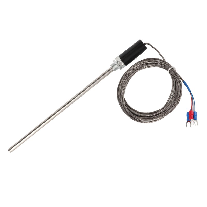 M12 Probe Thermocouple PT100 Stainless Steel Temperature Sensor Probe 200mm