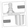 Ciieeo Stainless Steel Soap Dispenser Shampoo Pump Bottle Laundry Liquid