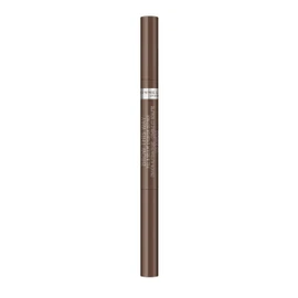Rimmel Brow This Way Fill & Sculpt Eyebrow Definer, 002 Medium Brown, Double Ended Brow Pencil, Defines & Sculpts Brows, Lasts All Day, Vegan Formula, 0.01 oz