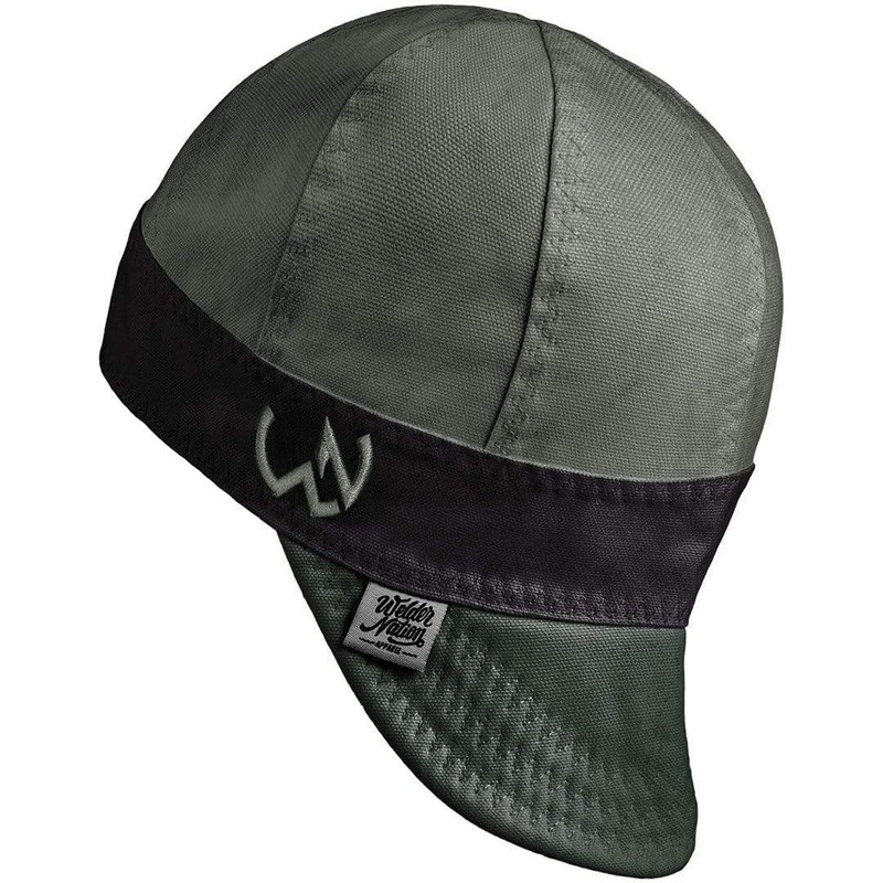 Welder Nation 8 Panel Welding Beanie Cap, 100% Cotton, Duck