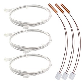 5Aplusreprap Ender 3 Thermistor 100K: 3D Printer Temperature Sensor NTC Thermistor 3 x 15 mm, V6/Volcano Hotend Thermistors Cartridge Heating Block Upgrade Compatible with Prusa i3 MK2/MK3/Creality