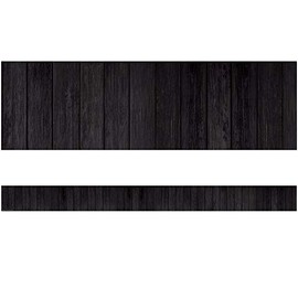 Black Wood Straight Border Trim