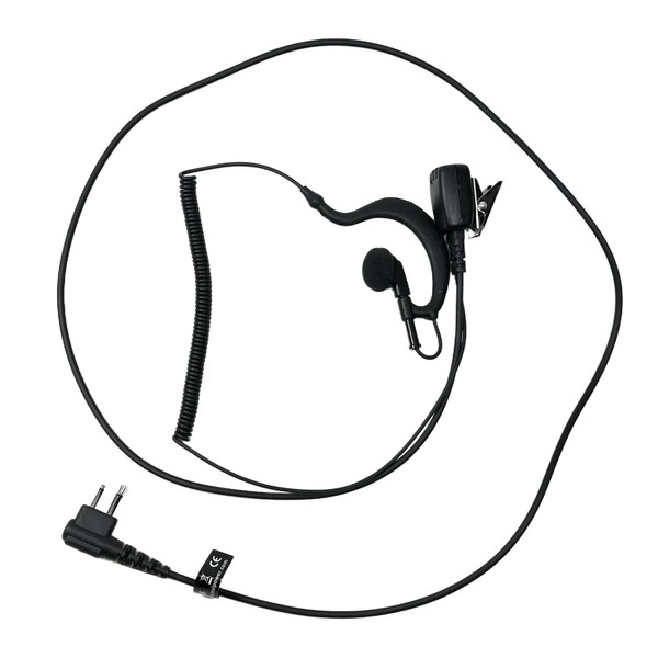 MaximalPower G Shape Hook Radio Earpiece Compatible for Motorola 2