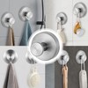 GOUKAWADA Stainless Suction Hooks for Bathroom, Vacuum Suction Hook Heavy