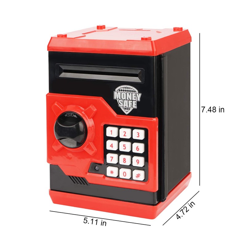 Revanom Electronic Piggy Bank, Mini ATM Password Money Bank Cash