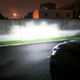 SHENKENUO For Fiat 500L 2014-2020 4x White LED Headlight + Fog Light Bulbs Combo Kit 6000K