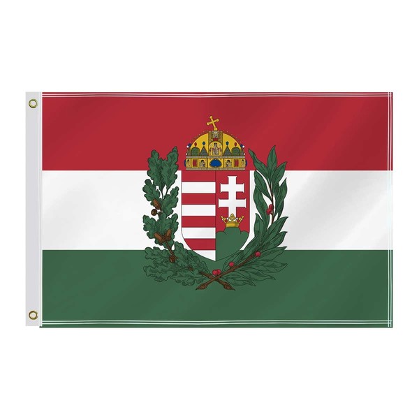 60×90 CM Old War Of Hungary(1939-1945) Flag,2×3 FT Hungarian Decor,Double