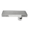 Linear Shower Drain Stainless Steel Odor Resistant Rectangular Floor Drain