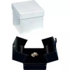 FindingKing 12 Large Black Ring Gift Boxes with Snap Lids