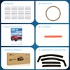 Nilight in Channel Window Deflectors for Chevy Colorado Crew Cab/GMC