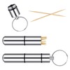 Pocket Toothpick Holder Waterproof Aluminium Alloy Toothpick Box Metal Pill