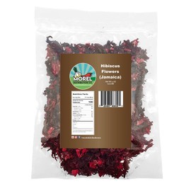 Dried Hibiscus Flowers Cut and Sifted, Flor de Jamaica, Great for Hibiscus Tea Jamaica Tea. 4 oz and 1 lb. (4 OZ)