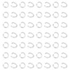 HOBBIESAY Pack of 1000 Silver Jump Rings 5 mm Open