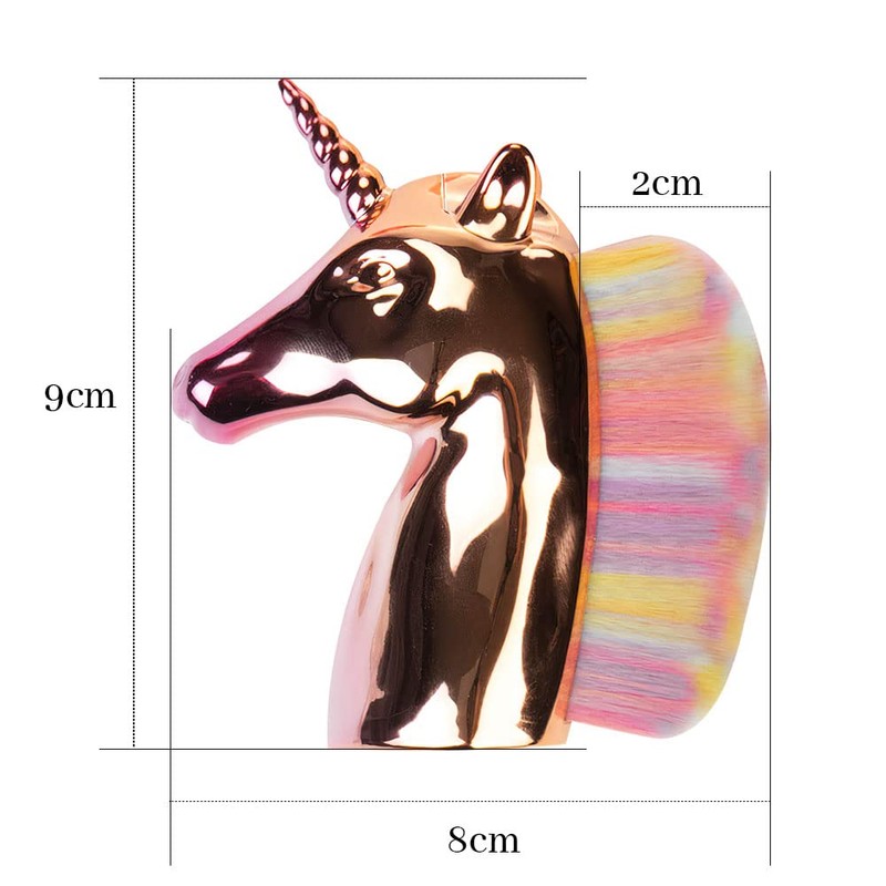 FainFun Nail Dust Brush, Nail Dust Brush, Brush Girls, Rainbow