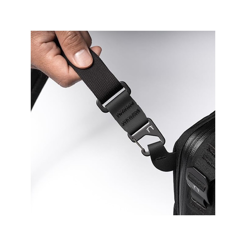 Black Ember Kompak Body Bag, Shoulder Bag, orange