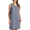 Fishers Finery Women's Sleeveless Nightgown;Relaxed Fit; Plus Size (Gry, XXL)