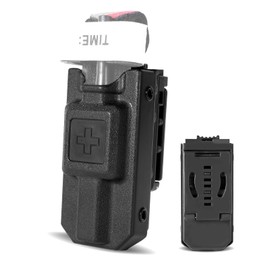 Ziopetru Tourniquet Holder, Upgraded Tactical Belt Clip Tourniquet Molle Pouch for Duty and Multi-Purpose Belt, Belt Tourniquet Storage Case for Outdoor Hunting