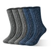 ElifeAcc Men's Socks Thick Warm and Durable Wool - 5