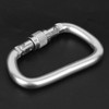 High Load Bearing Master Lock Outdoor Screwgate D shaped Carabiner