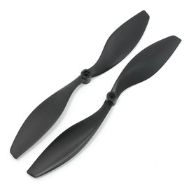 sourcing map 2 x RC Flugzeug Modell Flugzeug Propeller Props Schwarz 203x109mm 8x4.3 EP8043