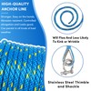 Premium Anchor Rope 100 ft x 3/8 inch, Solid Braid