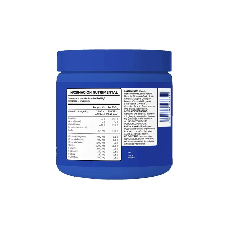 Creatina Multi Sport Complete 25 Serv Bcaa L Carnitina Naranja
