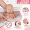 IVITA 12 inch Lifelike Sleeping Full Platinum Silicone Baby Doll