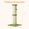 Keygarzone Indoor Cat Scratching Post: 32 in Tall Cat Scratcher