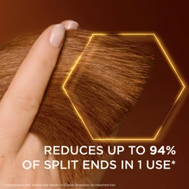 Garnier Ultimate Blends Hair Honey Repairing Serum for Damaged Hair, Non-Sticky, Non-Greasy - Up to 6X Smoother & Reduces Up To 94% of Split Ends in 1 Use - 115 ML